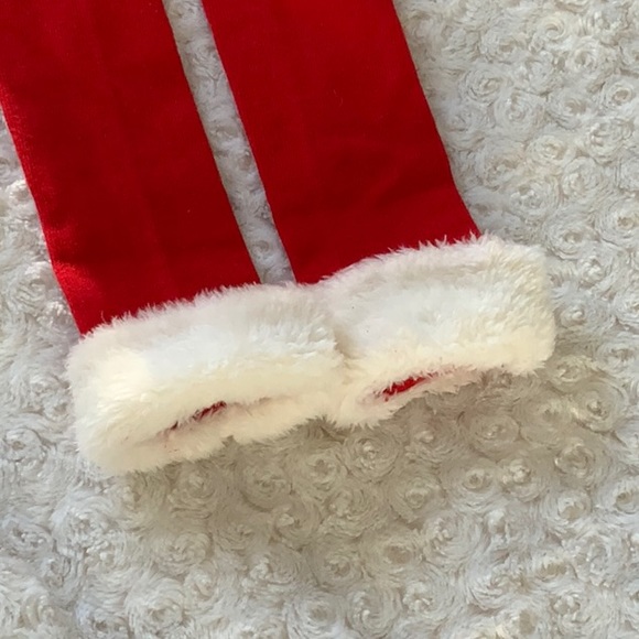 NWT Santa Leggings Size 0-12 months - Picture 3 of 4